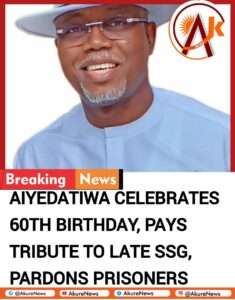 Aiyedatiwa Celebrates 60th Birthday, Pays Tribute to Late SSG, Pardons Prisoners