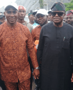 HON. DERIN ADESIDA WELCOMES HON. FESTUS AKINGBASO TO THE ALL PROGRESSIVES CONGRESS (APC)