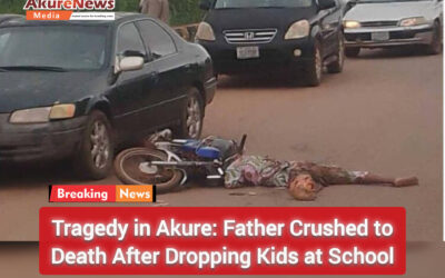 Tragedy in Akure: Father Crushed to Death After Dropping Kids at School