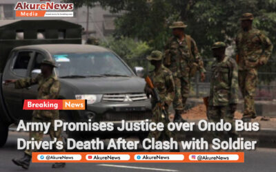 Army Promises Justice Over Ondo Bus Driver’s Death After Clash with Soldier Army Promises Justice Over Ondo Bus Driver’s Death After Clash with Soldier