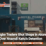 #FreeNnamdiKanuNow: Igbo Traders Shut Shops in Akure Over Nnamdi Kanu’s Detention