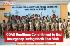 COAS Reaffirms Commitment to End Insurgency During North East Visit